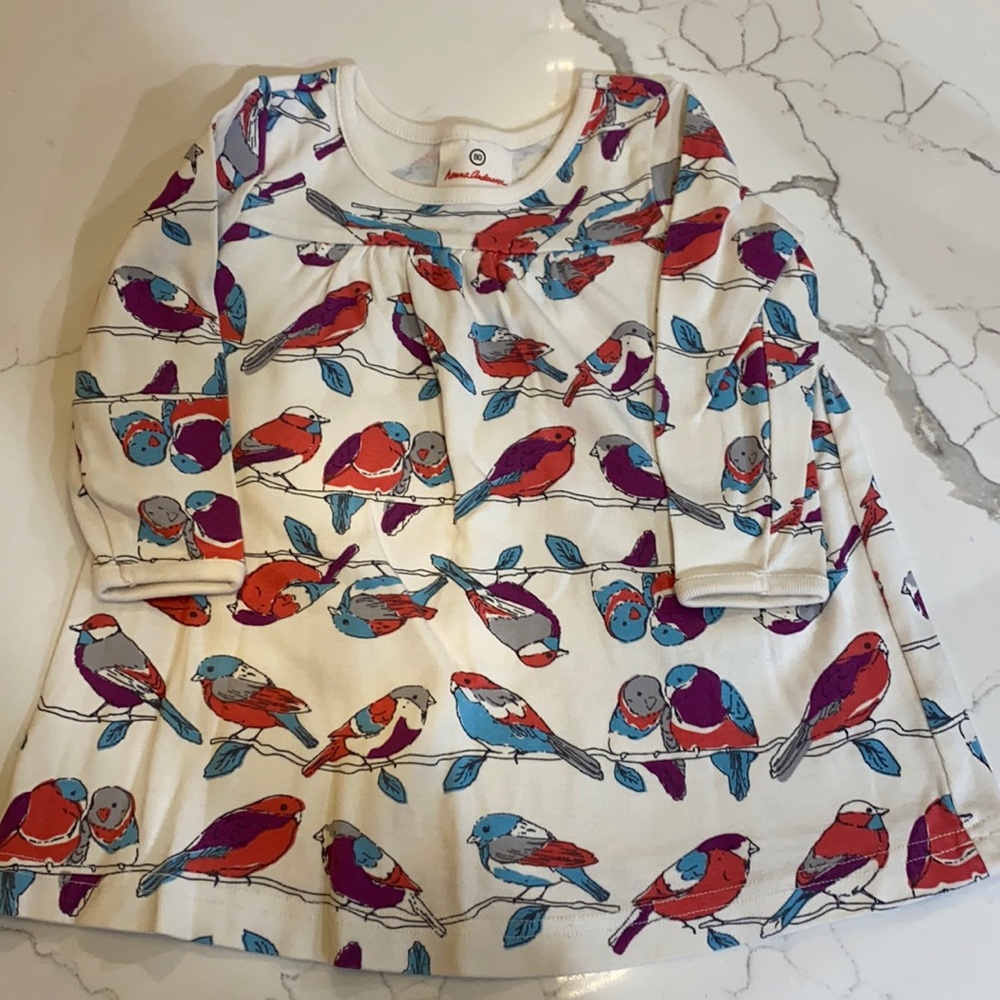 Hanna Andersson birds tunic.